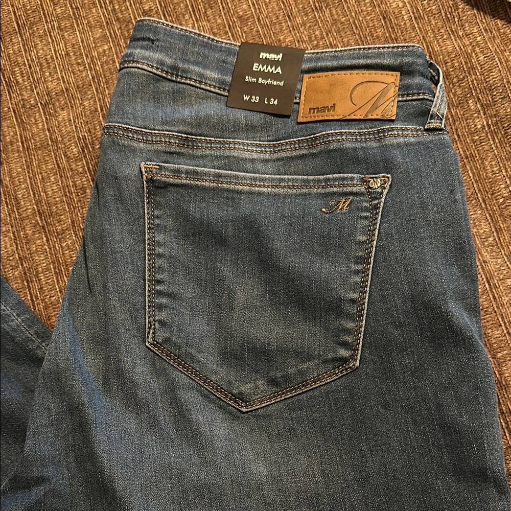 Mavi Blue Slim Boyfriend Jeans